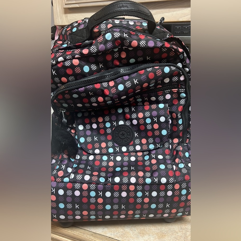 Kipling Rolling Backpack NWT